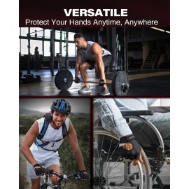 VINSGUIR Workout Gloves for Men and Women, Weight Lifting Gloves with Excellent Grip, Lightweight Gym Gloves for Weightlifting, Cycling, Exercise, Crosstraining, Pull ups, Fitness, Climbing and Rowing