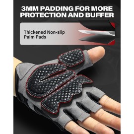 VINSGUIR Workout Gloves for Men and Women, Weight Lifting Gloves with Excellent Grip, Lightweight Gym Gloves for Weightlifting, Cycling, Exercise, Crosstraining, Pull ups, Fitness, Climbing and Rowing