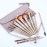 HEYMKGO Makeup Brushes 15PCS Champagne Gold Professional Makeup Brush Set Foundation Brush Blending Powder Blush Concealer Eye Make Up Brush with Bag