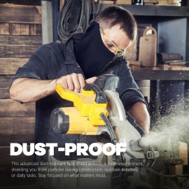 Fuinloth Balaclava Ski Mask, Motorcycle UV Protector Scarf, Summer Cooling Neck Gaiter for Men/Women Black Fuinloth Balaclava Ski Mask, Motorcycle UV Protector Scarf, Summer Cooling Neck Gaiter for Men/Women Black