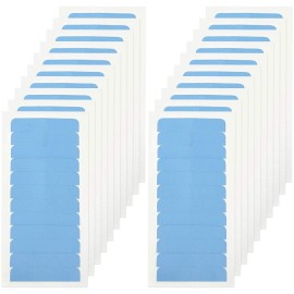 Blulu 360 Pcs Hair Extension Tape Tabs Bulk Double Sided Strong Adhesive Hair Tape in Extension Replacement Wig Strip Waterproof Beauty Tool for Lace Wigs Toupee Hairpiece Supplies(Blue)