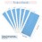 Blulu 360 Pcs Hair Extension Tape Tabs Bulk Double Sided Strong Adhesive Hair Tape in Extension Replacement Wig Strip Waterproof Beauty Tool for Lace Wigs Toupee Hairpiece Supplies(Blue)