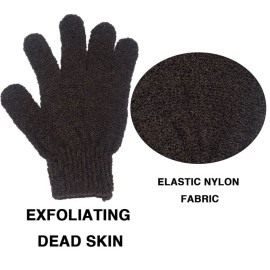 4 Pack Self Tanning Mitt Applicator Kit, with Self Tanner Mitt, Self Tan Back Applicator, Exfoliating Glove, Flat Top Face Tanner Brush, Tan mit for Self Sunless Tanner (brown)