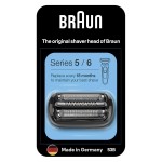 Braun Series 5 Electric Shaver Replacement Head, Easily Attach Compatible Head for New Generation Series 5/6 Shavers, 53B, Black
