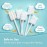 Papablic Baby Tongue Cleaner, Baby Oral Cleaner, Disposable Infant Mouth Cleaner Newborn, Upgrade Gum Cleaner with Paper Handle or Infants Ages 0-2 Years, 40 Pack