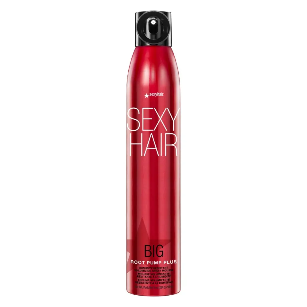 SexyHair Big Root Pump Plus Volumizing Spray Mousse, 10 Oz | Volume with High Hold | Up to 72 Hour Humidity Resistance SexyHair Big Root Pump Plus Volumizing Spray Mousse, 10 Oz | Volume with High Hold | Up to 72 Hour Humidity Resistance