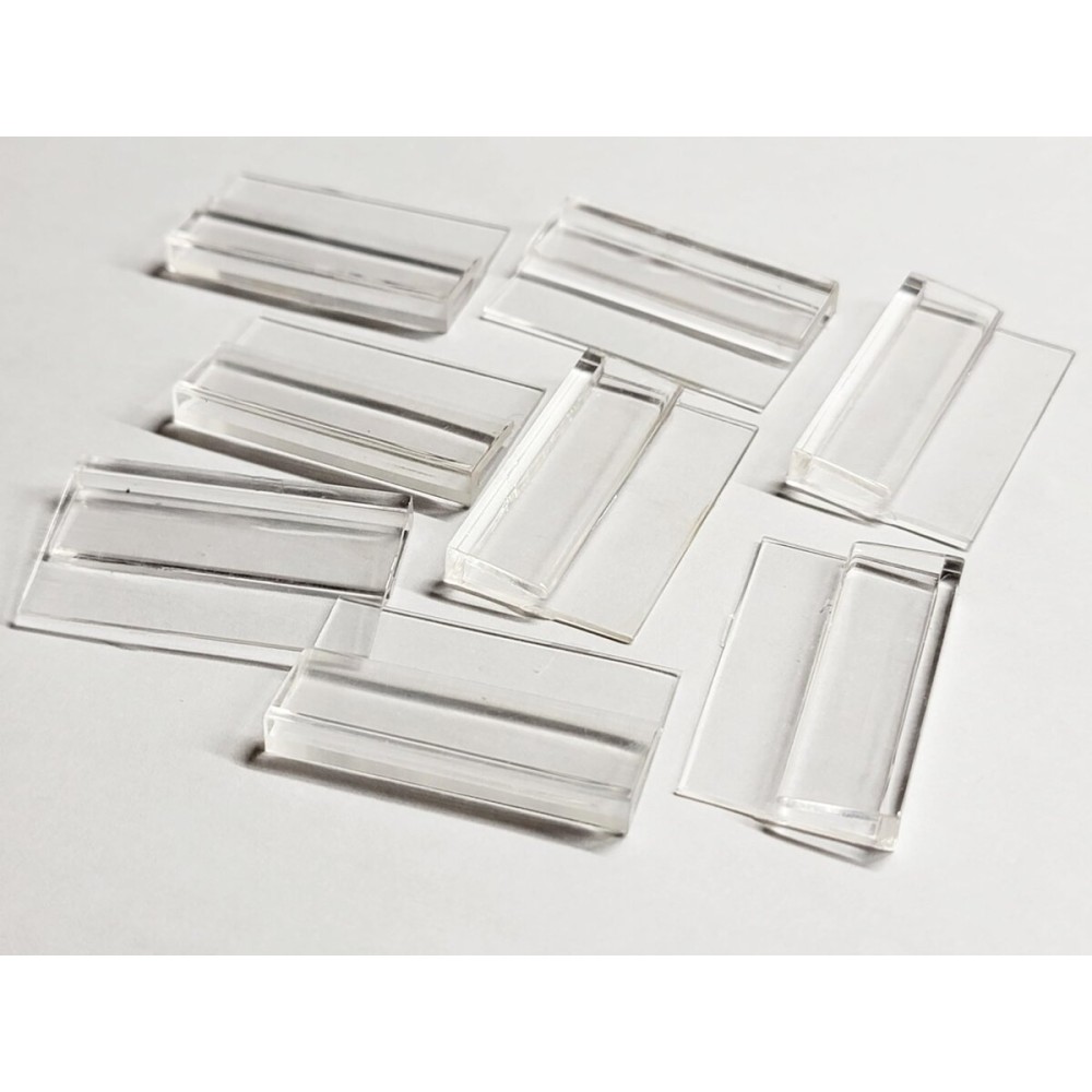 Board Game Clips, Crystal Clear 2mm Straight (8 Pack), Keep Your Boards Together! Board Game Clips, Crystal Clear 2mm Straight (8 Pack), Keep Your Boards Together!