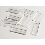 Board Game Clips, Crystal Clear 2mm Straight (8 Pack), Keep Your Boards Together!