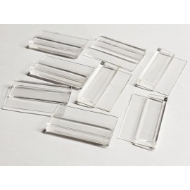 Board Game Clips, Crystal Clear 2mm Straight (8 Pack), Keep Your Boards Together!