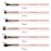 Eye Makeup Brush Set, 6 Pcs Professional Blending Eyeshadow Makeup Brushes for Concealer Eyebrows Eyeliner, Soft Hairs & Wood Handle