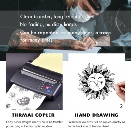 Tattoo Transfer Paper, 35 Sheets Tattoo Stencil Transfer Paper for Tattooing Tattoo Transfer Paper, 35 Sheets Tattoo Stencil Transfer Paper for Tattooing