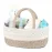 Maliton Diaper Caddy Organizer for Baby, Cotton Rope Baby Gift Basket, Portable Diaper Organizer for changing table, Diaper Nursery Storage Organizer, Baby Shower Gifts for Newborn,baby essentials