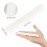 Professional Nail Files Double Sided Emery Board 80/100 Grit for Poly Gel Acrylic Nail Extension Manicure Pedicure Tool White 50Pcs