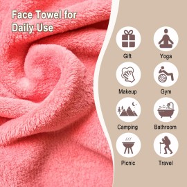KODAMO Makeup Remover Cloth, Reusable Makeup Remover Pads Washable Travel Bag, Microfiber Makeup Removal Face Wash Cloths with Just Water, Gentle Soft,12 Pack, Pink KODAMO Makeup Remover Cloth, Reusable Makeup Remover Pads Washable Travel Bag, Microfiber Makeup Removal Face Wash Cloths with Just Water, Gentle Soft,12 Pack, Pink