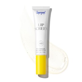 Supergoop! Lipscreen Shine SPF 40, 0.34 fl oz - Water-Resistant Clear Lip Gloss - Broad Spectrum SPF Lip Balm with Grape Seed Extract, Sunflower Seed Oil & Kelp Extract - Non-Sticky Formula Supergoop! Lipscreen Shine SPF 40, 0.34 fl oz - Water-Resistant Clear Lip Gloss - Broad Spectrum SPF Lip Balm with Grape Seed Extract, Sunflower Seed Oil & Kelp Extract - Non-Sticky Formula