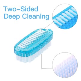 Nail Brush for Cleaning Fingernails Two Sided Hand Fingernail Scrub Brush Soft Stiff Bristles Nails Toes Scrubber for Men Women Kids,4 PCS Nail Brush for Cleaning Fingernails Two Sided Hand Fingernail Scrub Brush Soft Stiff Bristles Nails Toes Scrubber for Men Women Kids,4 PCS