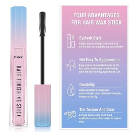 Hair Finishing Stick 2 Pack, Flyaway Feel Stick Hair, Small Broken Hairs Finishing Cream, Non-Greasy and Non-Sticky