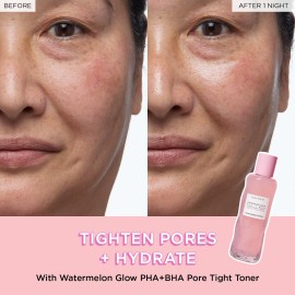 Glow Recipe PHA + BHA Face Toner - Korean Skin Care Pore Minimizer & Gentle Facial Exfoliator for Tightening, Hydrating & Exfoliating - Glycerin, Watermelon & Cactus Water (150ml) Glow Recipe PHA + BHA Face Toner - Korean Skin Care Pore Minimizer & Gentle Facial Exfoliator for Tightening, Hydrating & Exfoliating - Glycerin, Watermelon & Cactus Water (150ml)