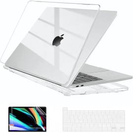 EooCoo Case Compatible with MacBook Pro 13 inch M2 2024 2023 2022-2016 Release M1 A2338 A2289 A2251 A2159 A1989 A1706 A1708 Protective Hard Case with Keyboard Cover, Screen Protector, Crystal Clear EooCoo Case Compatible with MacBook Pro 13 inch M2 2024 2023 2022-2016 Release M1 A2338 A2289 A2251 A2159 A1989 A1706 A1708 Protective Hard Case with Keyboard Cover, Screen Protector, Crystal Clear