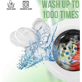 Chloven 30 Pack Reusable Makeup Remover Pads - Bamboo Cotton Rounds for Toner, Washable, Eco-Friendly for All Skin Types with Cotton Laundry Bag Chloven 30 Pack Reusable Makeup Remover Pads - Bamboo Cotton Rounds for Toner, Washable, Eco-Friendly for All Skin Types with Cotton Laundry Bag