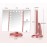 Infitrans 3 Folds Lighted Vanity Makeup Mirror,1X/2X/3X Magnification, 21 LED Light Bright Table Mirror with Touch Screen,180 Adjustable Rotation,Portable Travel Cosmetic Mirror
