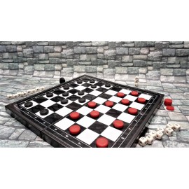 Magnetic Checkers Board Game and Magnetic Checker Pieces, 9.8 x 9.8 inches Mini Portable Travel Set Magnetic Checkers Board Game and Magnetic Checker Pieces, 9.8 x 9.8 inches Mini Portable Travel Set