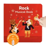 Cali\'s Books Rock Sound Books for Toddlers 1-3 - Musical Book for Toddlers 1-3 and 2- 4 with 6 Famous Rock Songs | Toddler Books for Little Rock Fans | Great Gift