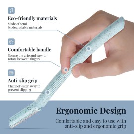 ennva Eyebrow Razor for Women | Dermaplane Facial Razor for Face | Hair Trimmer Face Razor for Body Use | Multipurpose Facial Hair Removal Disposable Blades Eyebrow Tool - 6pcs ennva Eyebrow Razor for Women | Dermaplane Facial Razor for Face | Hair Trimmer Face Razor for Body Use | Multipurpose Facial Hair Removal Disposable Blades Eyebrow Tool - 6pcs