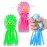 ArtCreativity Octopus Water Balls, Set of 3, Rubber Kids Bath Toys, Sensory Stress Relief Pool Toys for Kids, Cute Goodie Bag Fillers for Boys and Girls, Pink, Blue and Green