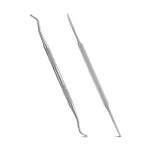 2PCS Ingrown Toenail File and Lifter with Storage Case,YINYIN100% Stainless Steel ingrown toenail Tool,Double Sided Professional Grade Nail Cleaner Tool