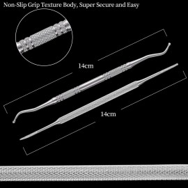 2PCS Ingrown Toenail File and Lifter with Storage Case,YINYIN100% Stainless Steel ingrown toenail Tool,Double Sided Professional Grade Nail Cleaner Tool 2PCS Ingrown Toenail File and Lifter with Storage Case,YINYIN100% Stainless Steel ingrown toenail Tool,Double Sided Professional Grade Nail Cleaner Tool