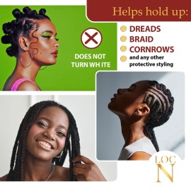 LOCN Edge Control Gel for Twists, Braids & Waves - Extra Hold, 16 oz (448 mL) - Long-Lasting Shine & Frizz Control LOCN Edge Control Gel for Twists, Braids & Waves - Extra Hold, 16 oz (448 mL) - Long-Lasting Shine & Frizz Control