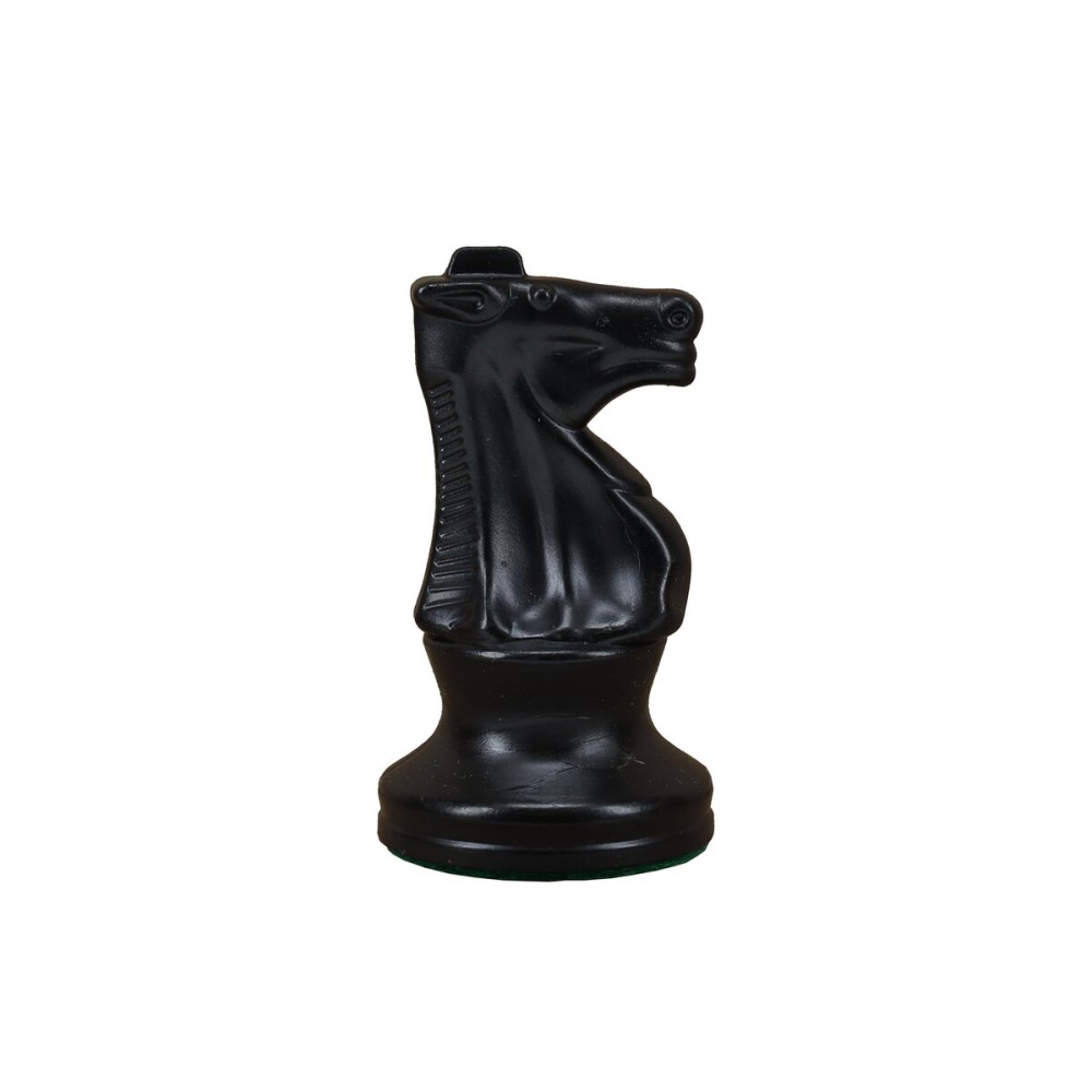 WE Games Replacement Staunton Chess Piece - Dark Knight, Heavy Weighted Tournament Style Plastic Piece with Felt Bottom - Single Replacement for Classic or Decorative Chess Sets WE Games Replacement Staunton Chess Piece - Dark Knight, Heavy Weighted Tournament Style Plastic Piece with Felt Bottom - Single Replacement for Classic or Decorative Chess Sets