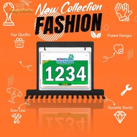 Lapetale Fashion Race Bib and Medal Display,Marathon Medal Display and Runner Medal Hanger Display,Bib Running Medal Display, Running Medal Hanger Display,Medal Holder for Wall,Gifts for Runners