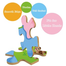 Puzzles for Kids Ages 3-5 Toddler Wooden Toys Montessori Learning Education Preschool Sets Games for Boy Girl 3 4 5+ Years Old, Pack of 6 (20 Pieces) Puzzles for Kids Ages 3-5 Toddler Wooden Toys Montessori Learning Education Preschool Sets Games for Boy Girl 3 4 5+ Years Old, Pack of 6 (20 Pieces)
