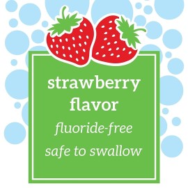 Dr. Brown\'s Fluoride-Free Baby Toothpaste, Infant & Toddler Oral Care, Strawberry, 1-Pack, 1.4oz/40g, 0-3 years Dr. Brown\'s Fluoride-Free Baby Toothpaste, Infant & Toddler Oral Care, Strawberry, 1-Pack, 1.4oz/40g, 0-3 years