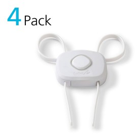 Safety 1st OutSmart Flex Lock, White, 4 Pack