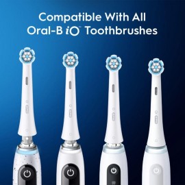 Oral-B iO Series Gentle Care Electric Toothbrush Replacement Brush Heads for an Oral-B Electric Toothbrush, 2 count, White Oral-B iO Series Gentle Care Electric Toothbrush Replacement Brush Heads for an Oral-B Electric Toothbrush, 2 count, White