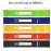 TechStone Resistance Bands Set for Men and Women, Pack of 5 Different Levels Elastic Band for Home Gym Long Exercise Workout - Great Fitness Equipment for Training, Yoga - Free Carrying Bag (Blue)