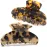 2 Pack Big Hair Claw Clips Tortoise Shell Nonslip Large Claw Clip For Women Celluloid Leopard Print Jaw Clips For Thick Hair