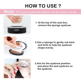 Moakxer Eyebrow Powder,Waterproof Eyebrow Stamp Powder Seal Perfect Nature Eye Brow Powder Tinting Coloring Kit Delicate Shape (301 Light Brown) Moakxer Eyebrow Powder,Waterproof Eyebrow Stamp Powder Seal Perfect Nature Eye Brow Powder Tinting Coloring Kit Delicate Shape (301 Light Brown)