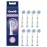 Oral-B Sensitive Clean Replacement Brush Heads x 8 Original Refill for Electric Toothbrush, White, 200 gram