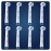Oral-B Sensitive Clean Replacement Brush Heads x 8 Original Refill for Electric Toothbrush, White, 200 gram