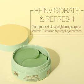 Pixi BeautifEYE Hydrogel Under-Eye Patches | Refreshing Eye Patches For Dark Circles | Brighten & Hydrate Under Eyes | 30 Pairs / 60 Patches Pixi BeautifEYE Hydrogel Under-Eye Patches | Refreshing Eye Patches For Dark Circles | Brighten & Hydrate Under Eyes | 30 Pairs / 60 Patches