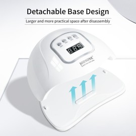 JODSONE U V LED Nail Lamp, Nail Dryer for Gel Polish, Gel Nail Lamp Led Nail Light with Automatic Sensor & 4 Timers