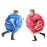 2 PC inflatable bumper for kids, bumper bounce ball for Kids, kid sumo Balls, Lawn game ball for child outdoor team gaming play for 3-12 ages (24 inch, blue+red)