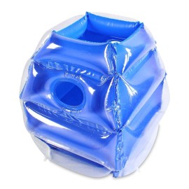 2 PC inflatable bumper for kids, bumper bounce ball for Kids, kid sumo Balls, Lawn game ball for child outdoor team gaming play for 3-12 ages (24 inch, blue+red)