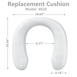 Replacement Toilet Seat Cushion with Soft Anti-Cold Padded Seat ONLY for SKYROKU 8838 Model Potty Training Toilet (Potty Seat NOT INCLUDED) Replacement Toilet Seat Cushion with Soft Anti-Cold Padded Seat ONLY for SKYROKU 8838 Model Potty Training Toilet (Potty Seat NOT INCLUDED)