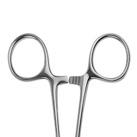 SURGICAL ONLINE Versatile Angling Tools with 2pc 5 Inch Fishing Forceps Set - Stainless Steel, Curved & Straight Hemostats, Serrated Jaws, Locking Mechanism, and Lightweight Design