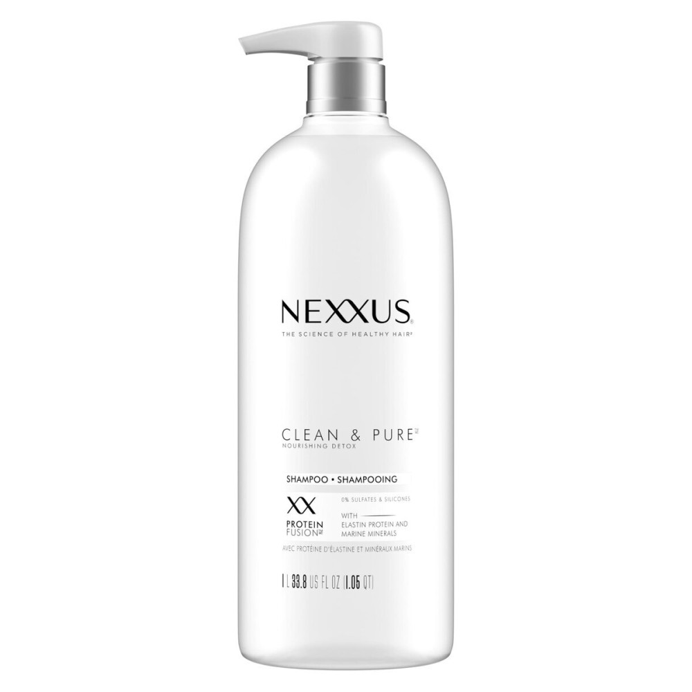 Nexxus Clean and Pure Clarifying Shampoo, With ProteinFusion, Nourished Hair Care Silicone, Dye And Paraben Free 33.8 oz Nexxus Clean and Pure Clarifying Shampoo, With ProteinFusion, Nourished Hair Care Silicone, Dye And Paraben Free 33.8 oz